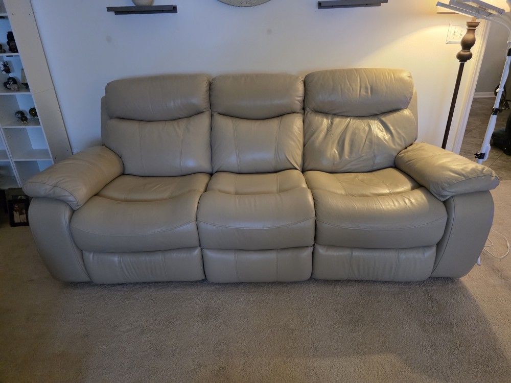 Leather Couch And Loveseat  