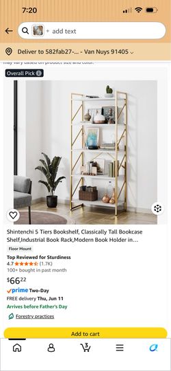 5 tier book shelf