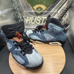 Nike Air Jordan Retro 6 ‘Washed Denim’ 2019 Size 12