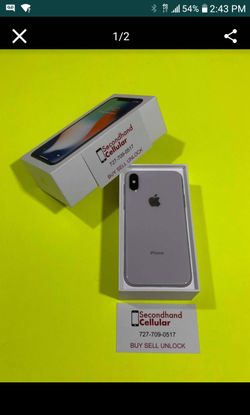 iPhone X Unlocked for Any Phone Service
