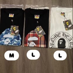 Bape T Shirts $50