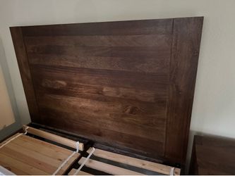 West elm queen bed frame