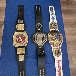 WWE Wrestling Belts Adult (Metal/Brass Plates)