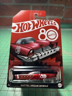 Hot Wheels - Mattel Dream Mobile - 80th Anniversary - Red Card