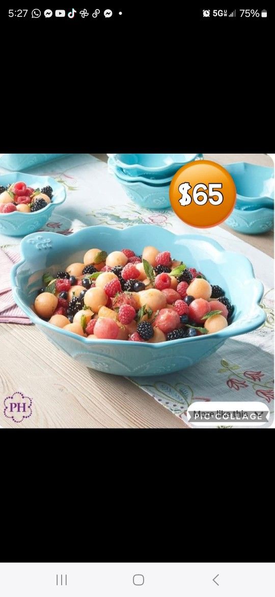 Hermoso Bowl De Princess House Nuevo