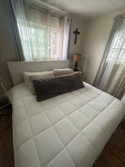 King size mattress and frame