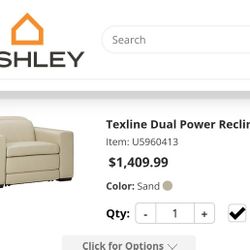 Leather Recliner Sofa