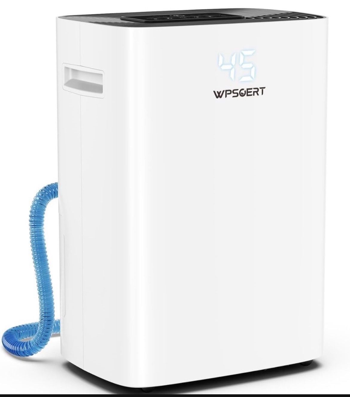 5500 Sq.ft Dehumidifier for Basement, Wpsoert 80 Pints Dehumidifiers for Home, Large Room with Drain Hose, Intelligent Humidity Control, 6 L Water Tan