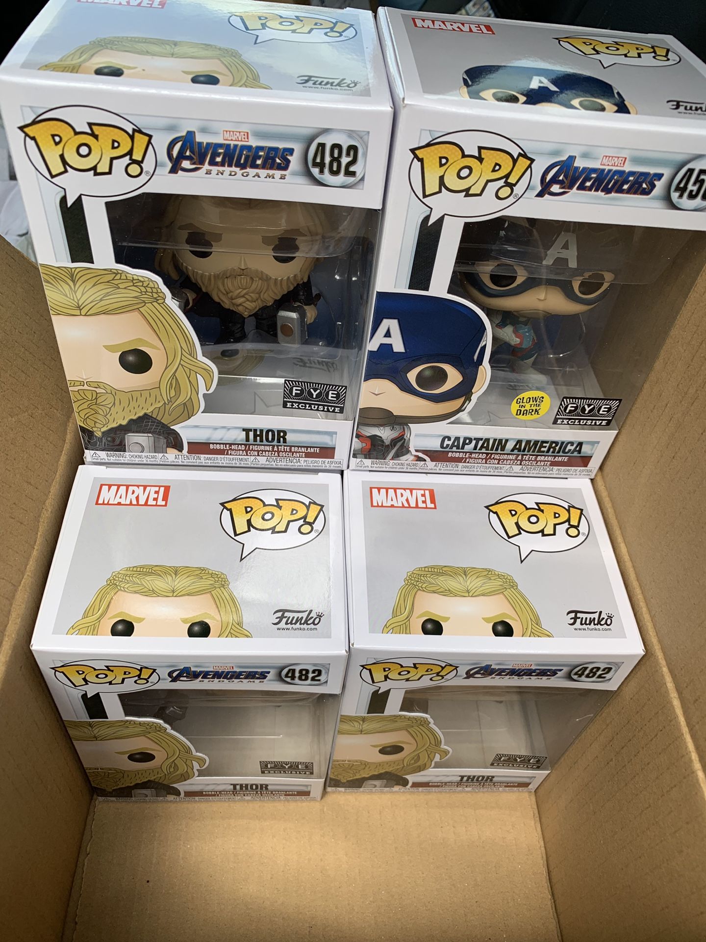 Fye Thor Captain America funko pop exclusive