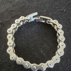 Stainless Steel Bicycle Chain Bracelet 