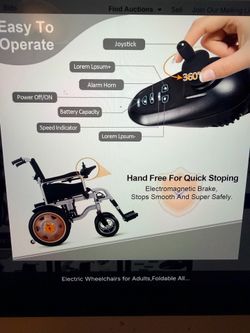 electric wheelchair new complete