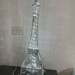 Paris Eiffel Tower Table  Lamp With Light With 3 Color