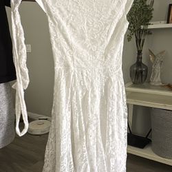 White Confirmation Dress Small