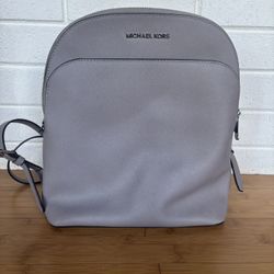 Michael Kors Gray Backpack