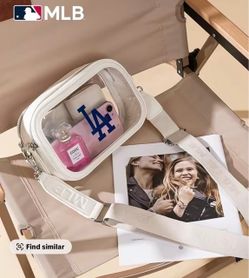 MLB Crossbody clear bag