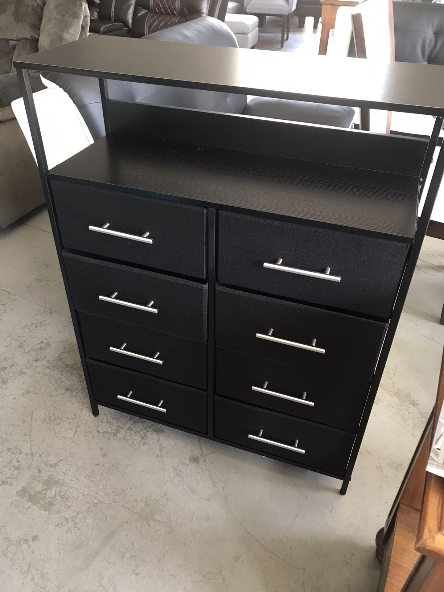 Black Cloth Chest Home & Garden