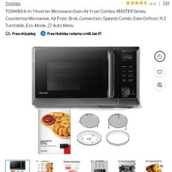 Air Fryer/Microwave Combo Toshiba Brand