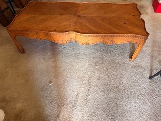 French Provincial Wood Coffee Table