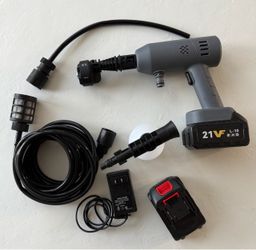 Portable Mini Handheld Cleaning Tool with 2 Batteries