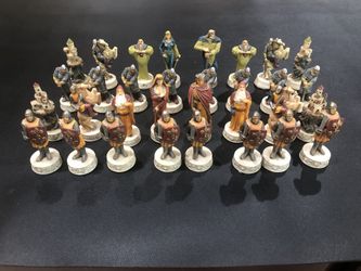 Medieval Themed Chess Pieces