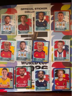 World Cup panini stickers