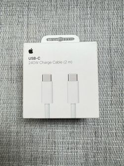 240W USB-C to USB-C Woven Charge Cable (2 m): Fast and Convenient Charging