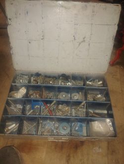 White Industrial 24 Compartment Box