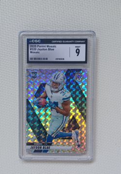 2025 Panini Mosaic Jaydon Blue RC CGC 9
