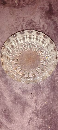Vintage Heavy Crystal Candy Dish