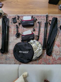 Complete Vlogging/Photography Studio Light Kit - Aputure, Amazon Basics, Neewer