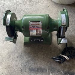 Vintage 5” bench grinder