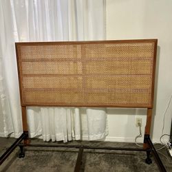Modern bohemian queen size headboard