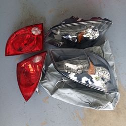 2005 Chevy Cobalt tail lights and headlights
