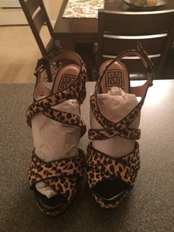 Leopard strappy stiletto