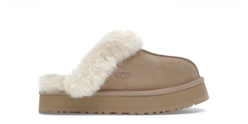 Size 7 UGG Disquette Slipper Sand (Women's)