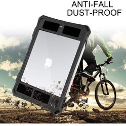 iPad Pro 11 case - Black Waterproof Case for iPad Pro 11 inch 2020 2021 New Clear Full Body Protection Bumper Case Shockproof Dustproof with Ring Stan