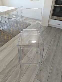 Acrylic Bar Stools Set Of Four