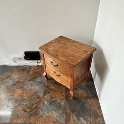 Solid wood night stand