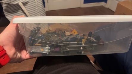 Hot wheels and a box