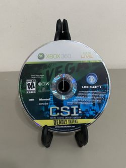 Microsoft Xbox 360 CSI: Crime Scene Investigation - Deadly Intent Game