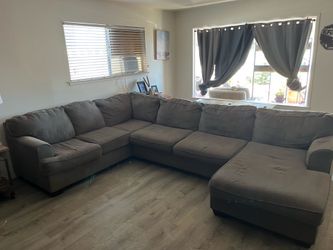 Gray family sectional