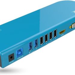 WAVLINK USB Laptop Docking Station - Dual Monitors, 6xUSB Ports