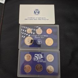 2001 United States Mint Proof Set