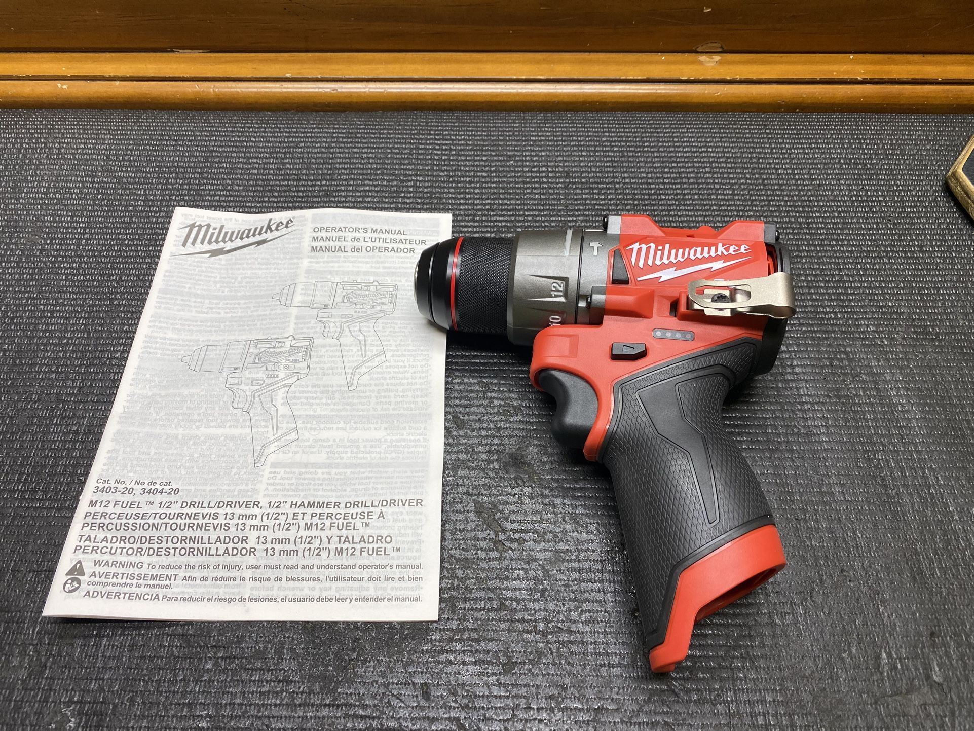 Milwaukee M12 Fuel 1/2” Hammer Drill Tool Brand New