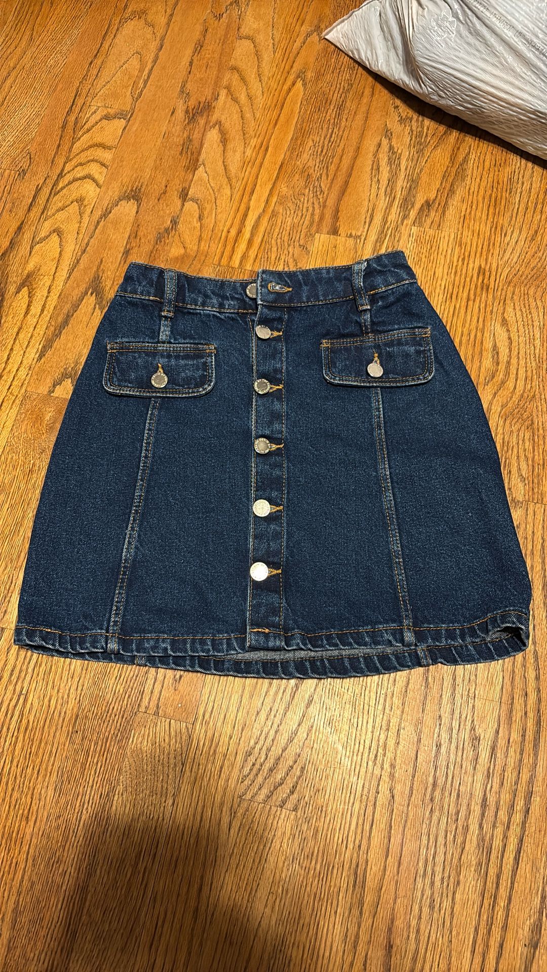 Zara Trafaluc Denim Jean Skirt Small