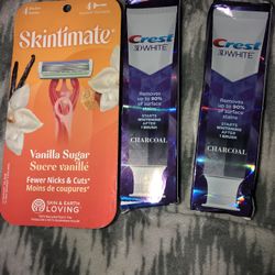 Razor And Toothpaste 