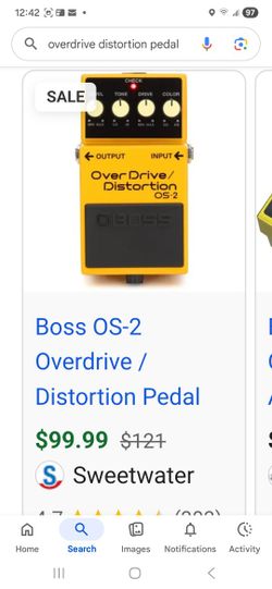 Boss Overdrive/ Distortion Effects Pedal