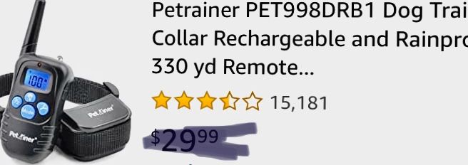 Pet trainer waterproof