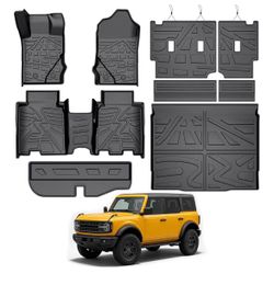 Ford Bronco All-Weather Floor Mat Set