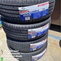 215/60/16 ATLANDER A/S New Set of Tires Installed and Balanced Set de Llantas Nuevas Instaladas y Balanceadas